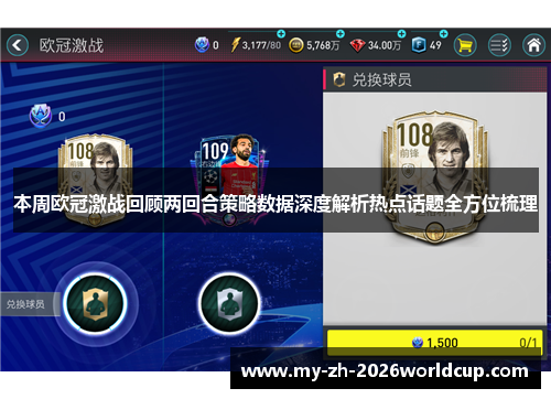 本周欧冠激战回顾两回合策略数据深度解析热点话题全方位梳理